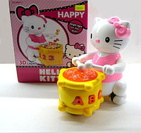 Музыкальная игрушка hello kitty, 3D подсветка