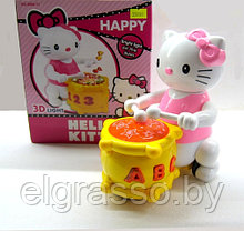 Музыкальная игрушка hello kitty, 3D подсветка