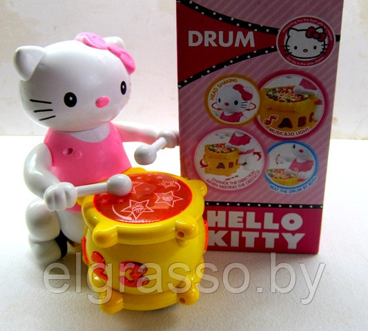 Музыкальная игрушка hello kitty, 3D подсветка - фото 2 - id-p89766350