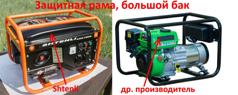 Бензиновый генератор Shtenli PRO 4400 S с электростартером - фото 3 - id-p72329788