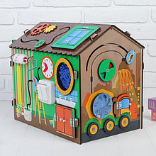 Бизиборд домик для детей 1-3 лет (модель на выбор)