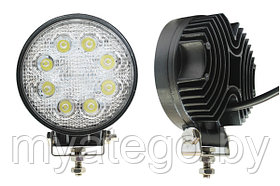 Фонарь заднего хода LED 10-30V, 24W (D=110ММ, 8LED)