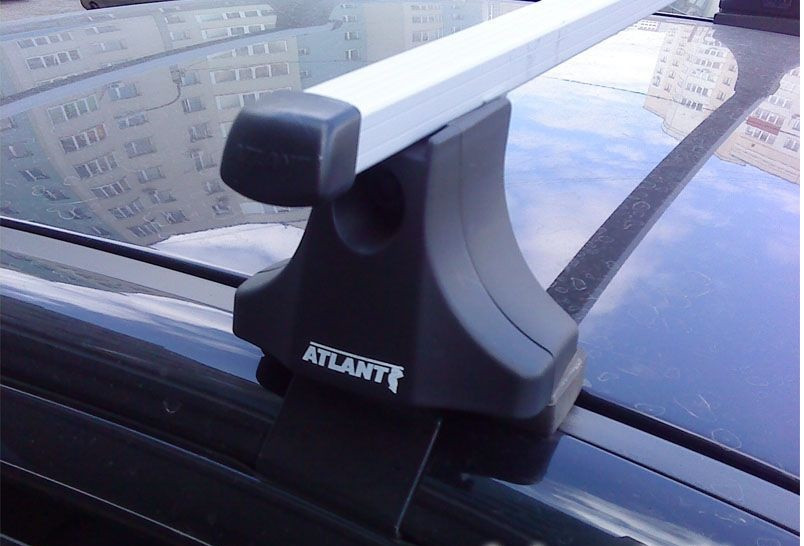 Багажник Атлант для Mitsubishi Lancer 10, 2007-..., седан (прямоугольная дуга) - фото 1 - id-p89823083
