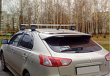 Багажник Атлант для Mitsubishi Lancer 10, 2007-..., седан (аэродинамическая дуга)