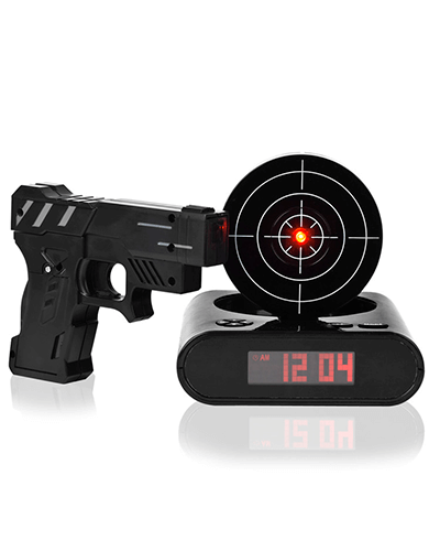 Будильник-мишень Gun Alarm Clock - фото 8 - id-p89959265