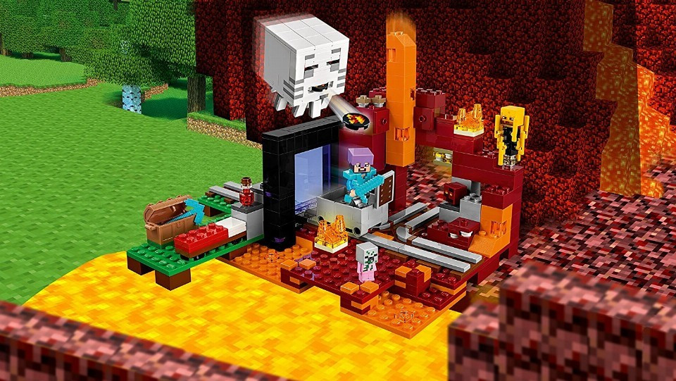 Конструктор Майнкрафт Портал в подземелье 10812, 560 дет., аналог Лего Minecraft 21143 в - фото 3 - id-p89962757