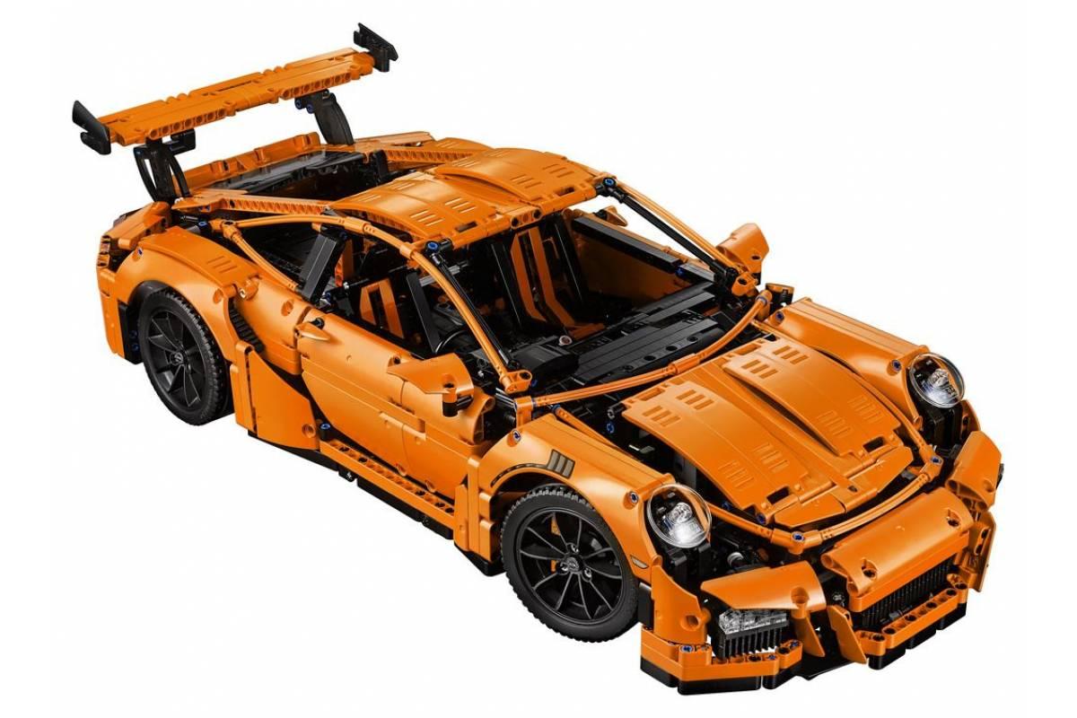 Конструктор DECOOL 3368A Porsche 911 GT3 RS, аналог Lego 42056 (ОРАНЖЕВЫЙ) - фото 2 - id-p89962841