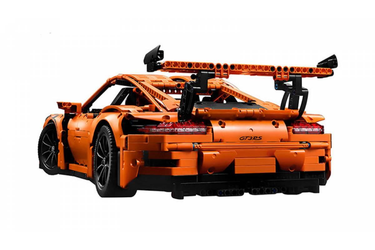 Конструктор DECOOL 3368A Porsche 911 GT3 RS, аналог Lego 42056 (ОРАНЖЕВЫЙ) - фото 3 - id-p89962841