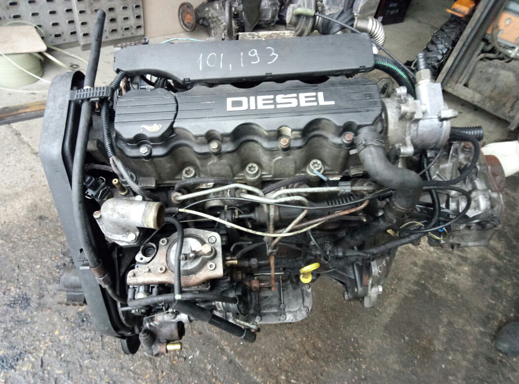Комплектный двигатель Opel Astra F 1,7 D 1997 г МКПП (X17DTL) , 50kw - фото 5 - id-p89974814