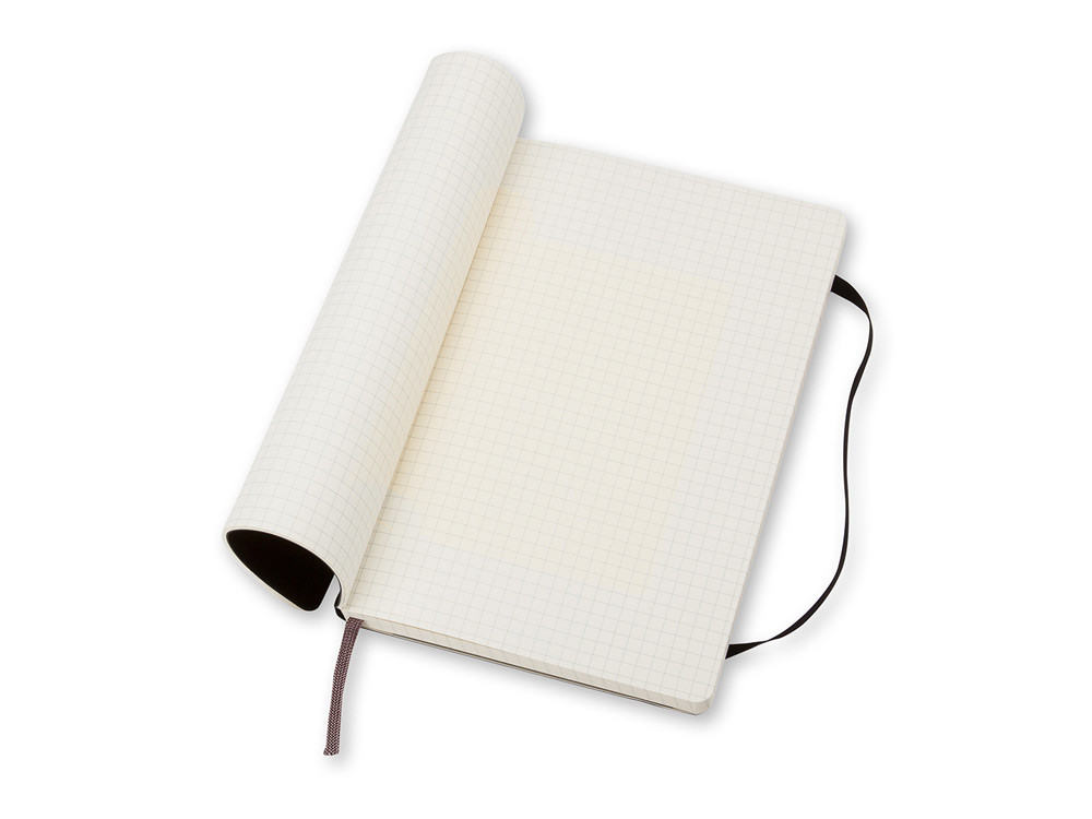 Записная книжка Moleskine Classic Soft (в клетку), Large (13х21см), черный - фото 3 - id-p89973406