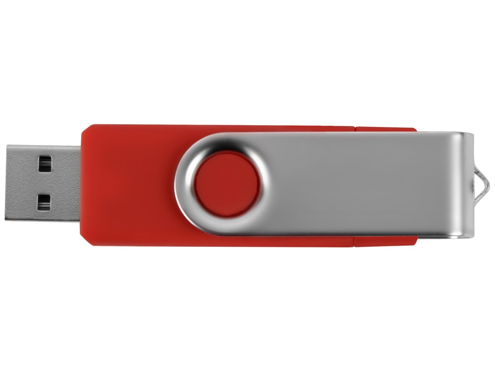 USB/micro USB-флешка 2.0 на 16 Гб Квебек OTG, красный - фото 5 - id-p89973659