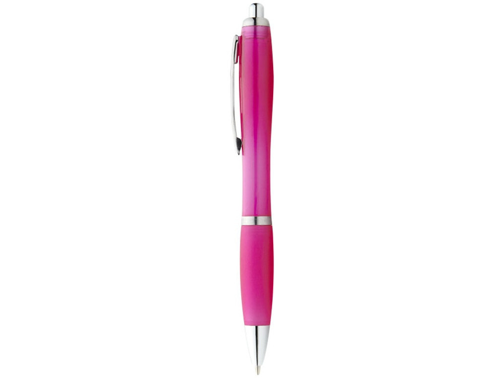 Ручка пластиковая шариковая Nash, розовый, синие чернила - фото 2 - id-p89973754
