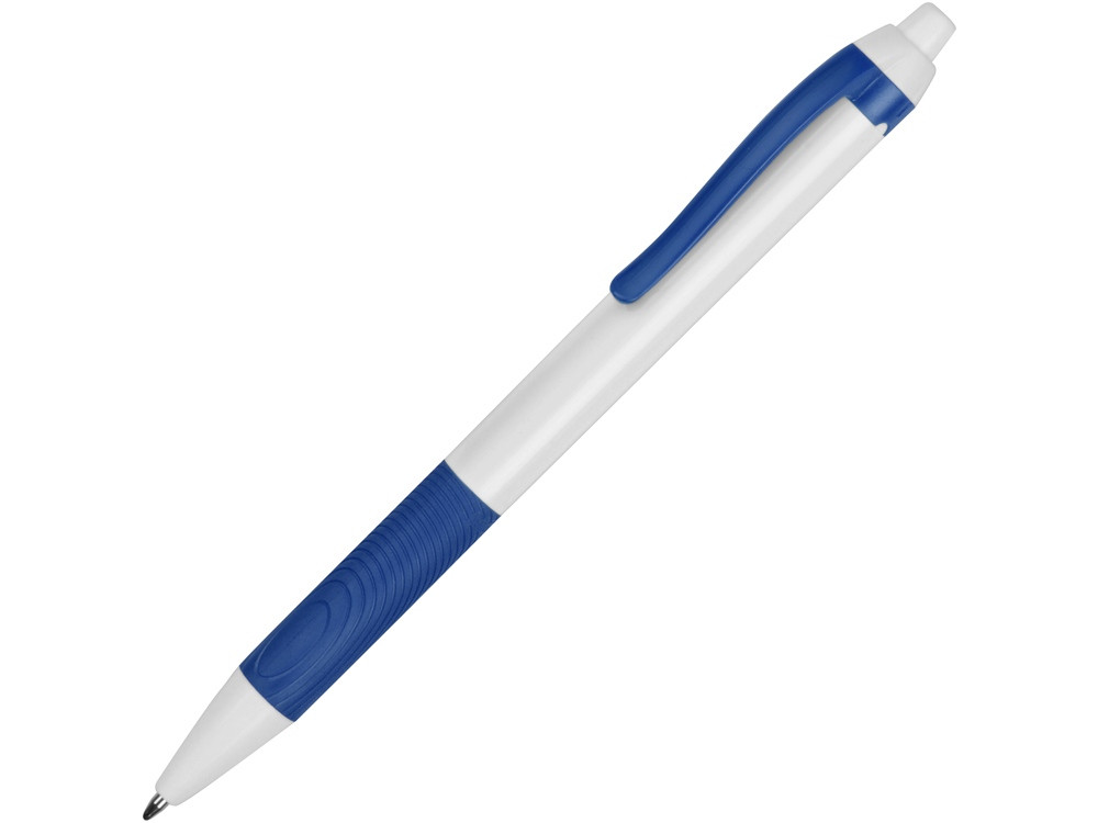 Ручка пластиковая шариковая Centric, белый/синий - фото 1 - id-p89973966