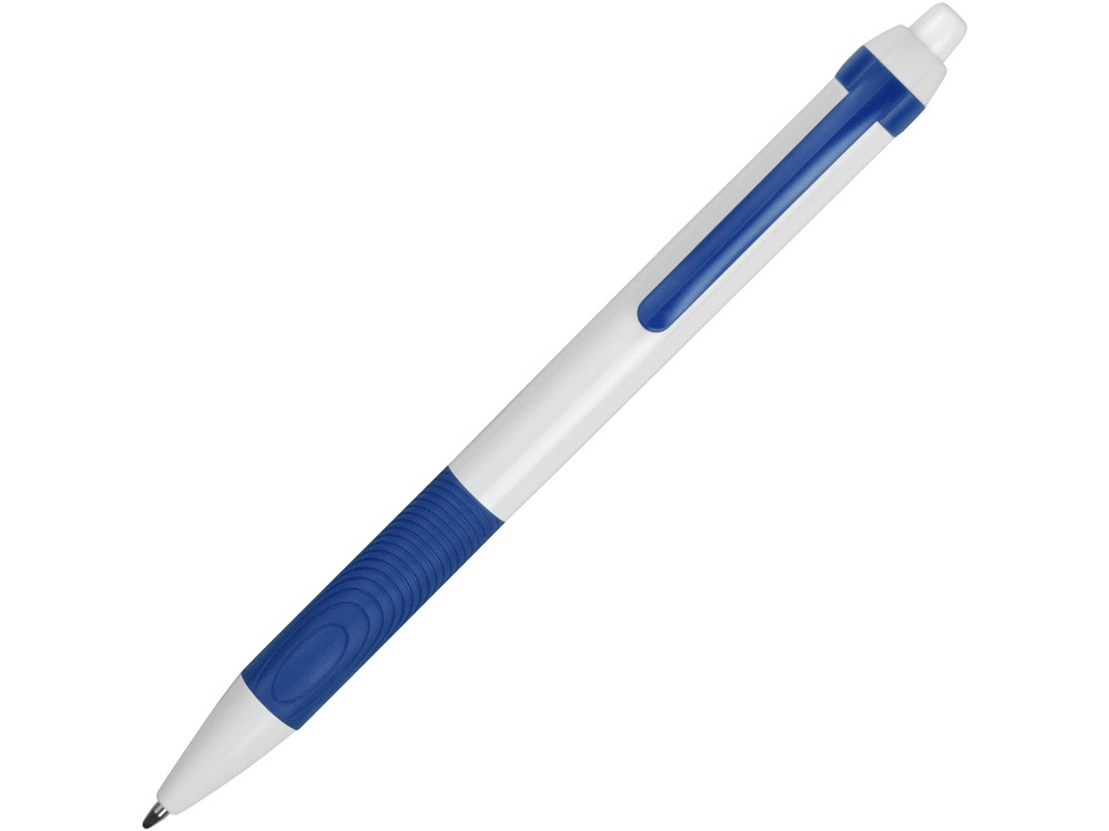 Ручка пластиковая шариковая Centric, белый/синий - фото 2 - id-p89973966