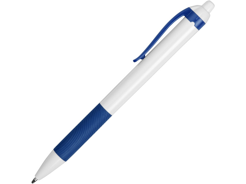 Ручка пластиковая шариковая Centric, белый/синий - фото 3 - id-p89973966