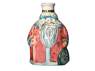 Подарочный набор из 3 шт. мини-штофов по 0,05л (цветной с золотом), фото 2