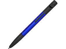 Ручка-стилус металлическая шариковая многофункциональная (6 функций) Multy, синий, фото 2