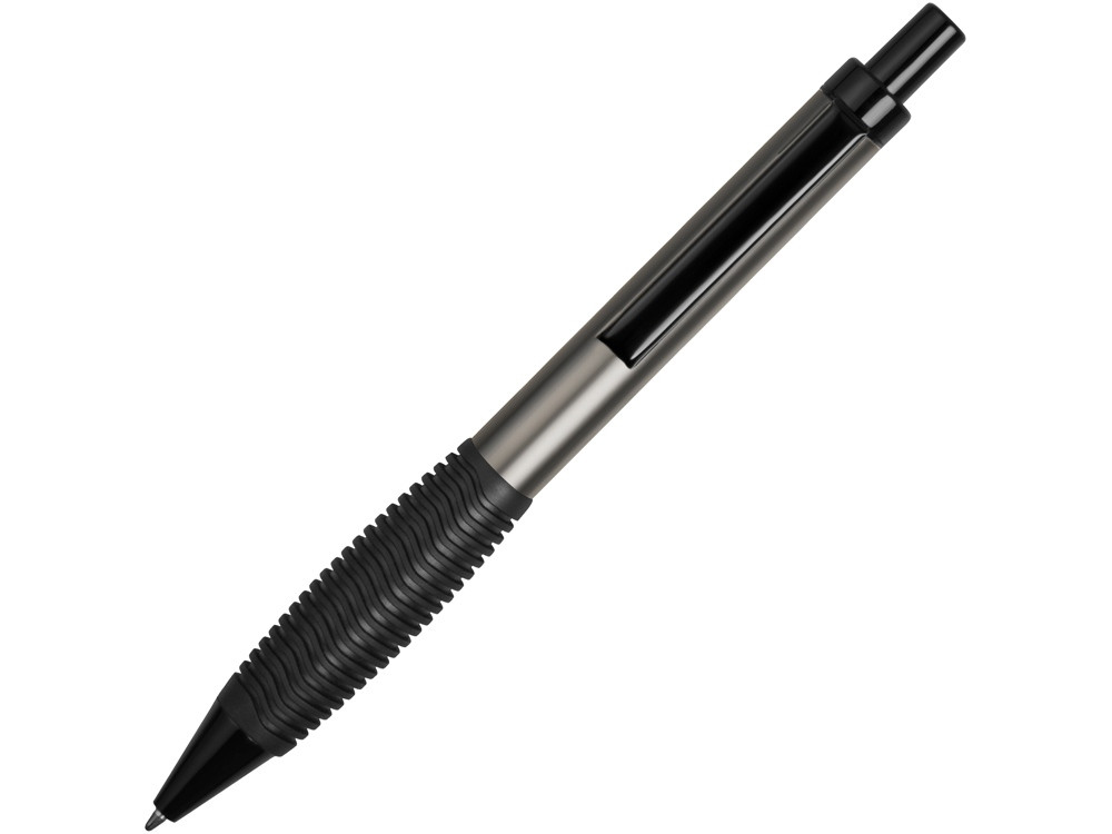 Ручка металлическая шариковая Bazooka, серый/черный - фото 2 - id-p89974163