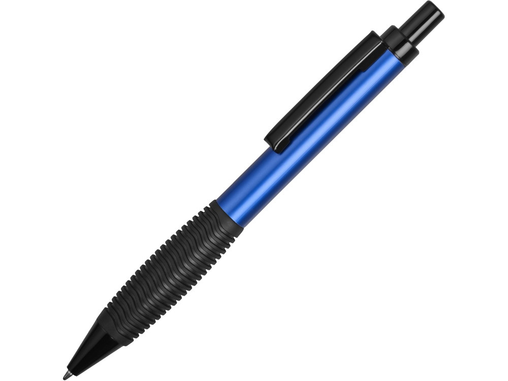 Ручка металлическая шариковая Bazooka, синий/черный - фото 1 - id-p89974164