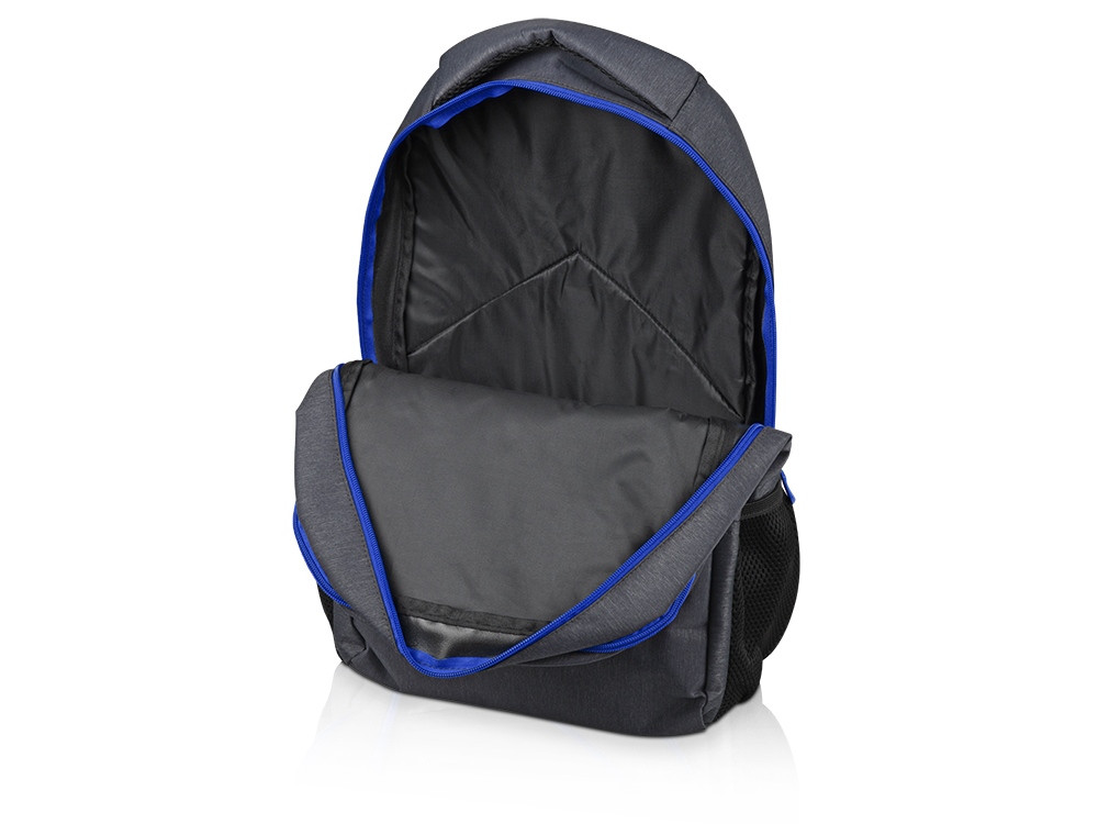 Рюкзак Metropolitan, серый с синей молнией - фото 3 - id-p89974198