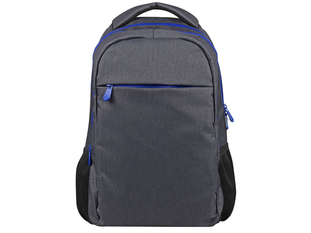 Рюкзак Metropolitan, серый с синей молнией - фото 4 - id-p89974198
