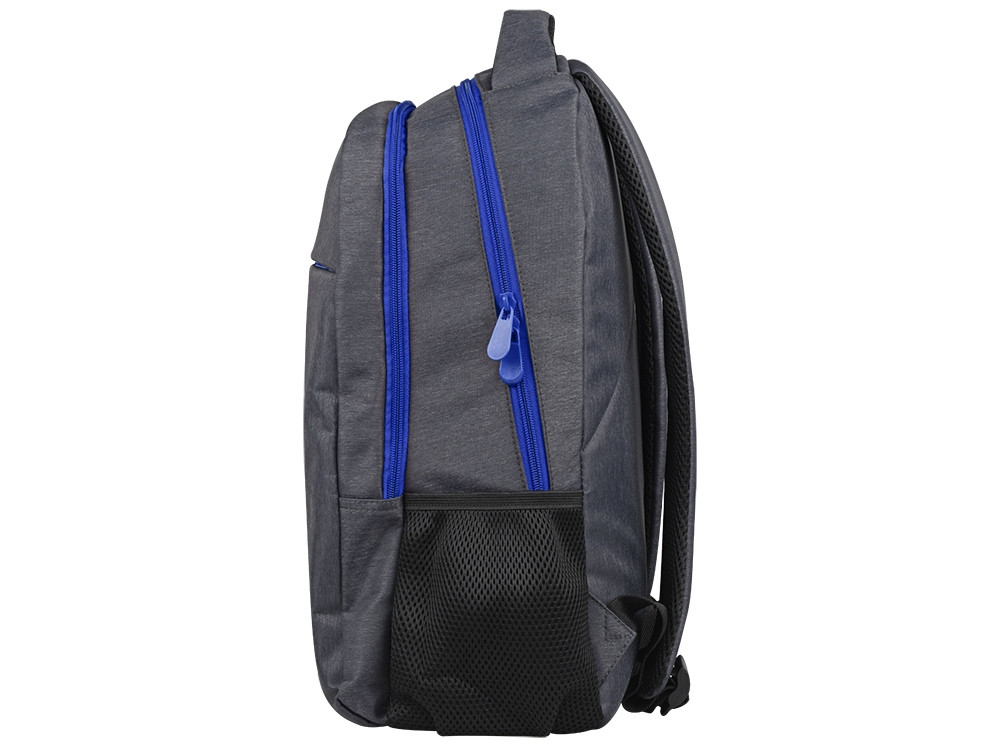 Рюкзак Metropolitan, серый с синей молнией - фото 5 - id-p89974198
