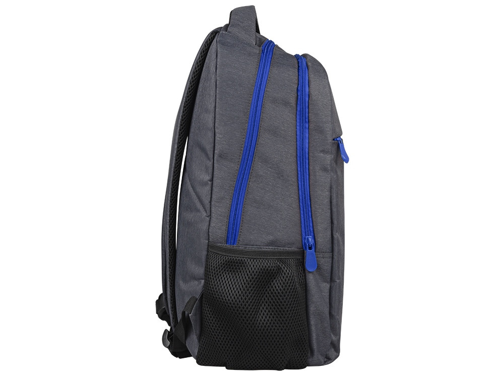 Рюкзак Metropolitan, серый с синей молнией - фото 6 - id-p89974198