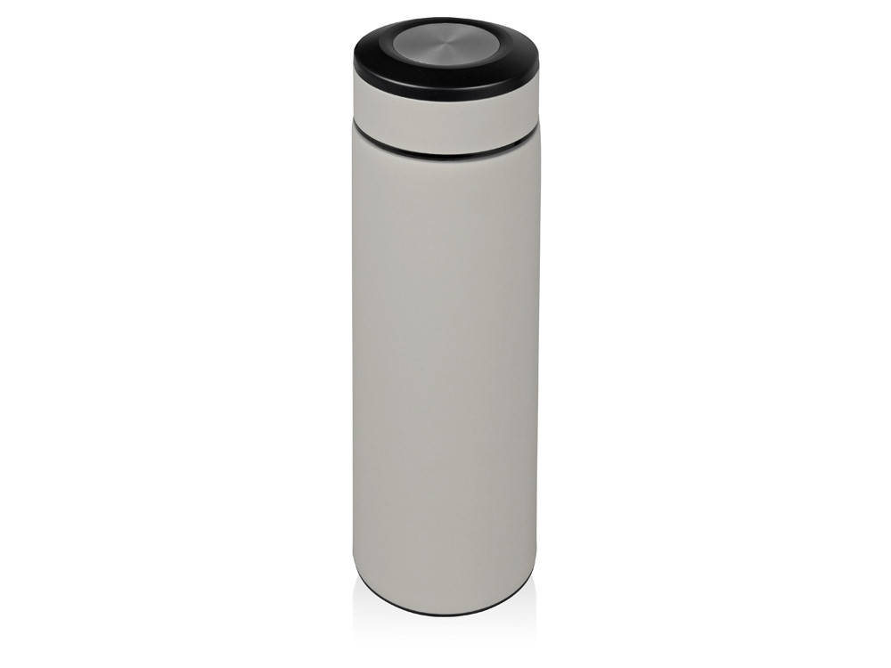 Термос Confident с покрытием soft-touch 420мл, серый - фото 1 - id-p89974214