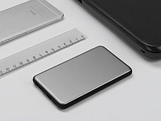 Портативное зарядное устройство Shell, 5000 mAh, серебристый, фото 3