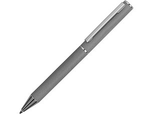 Ручка металлическая soft-touch шариковая Stone, серый/серебристый, фото 2