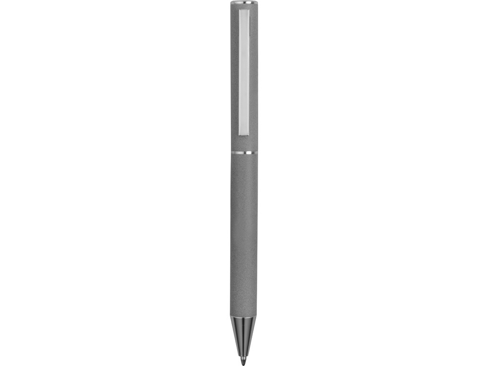 Ручка металлическая soft-touch шариковая Stone, серый/серебристый - фото 2 - id-p89974239
