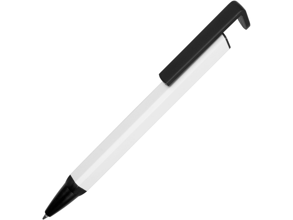 Ручка-подставка металлическая, Кипер Q, белый/черный - фото 1 - id-p89974249