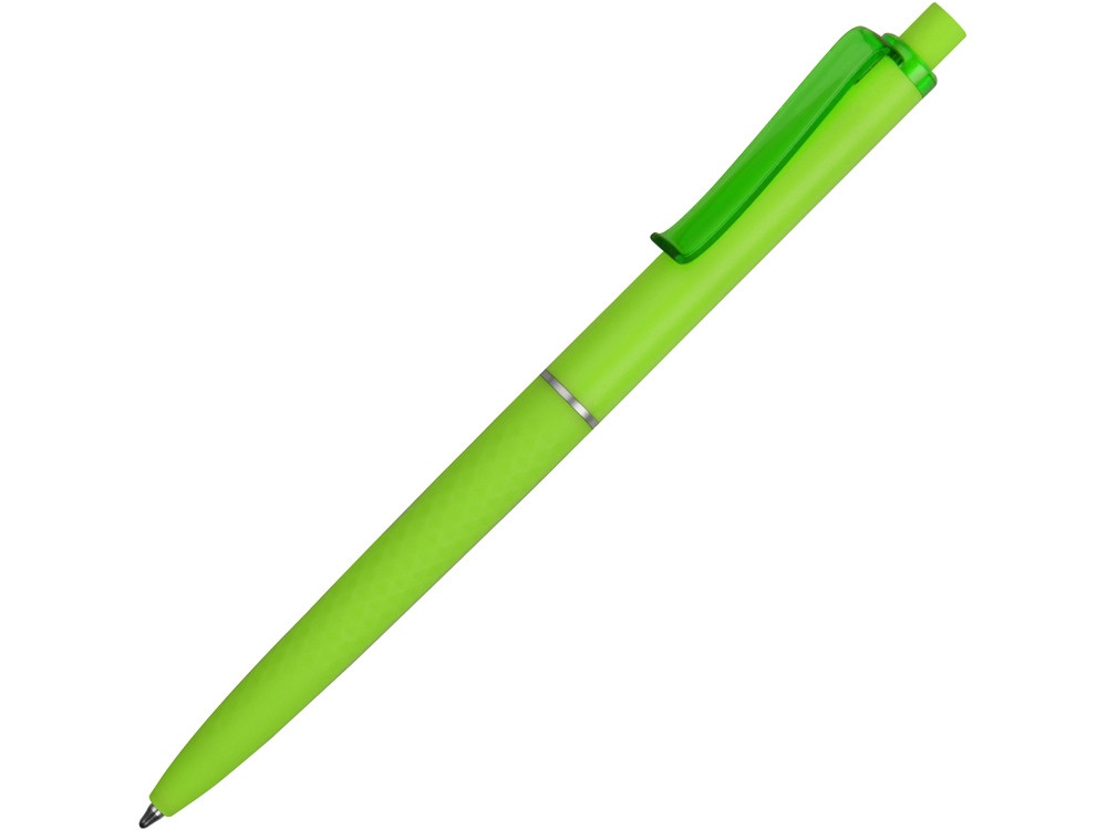 Ручка пластиковая soft-touch шариковая Plane, зеленое яблоко - фото 1 - id-p89974256