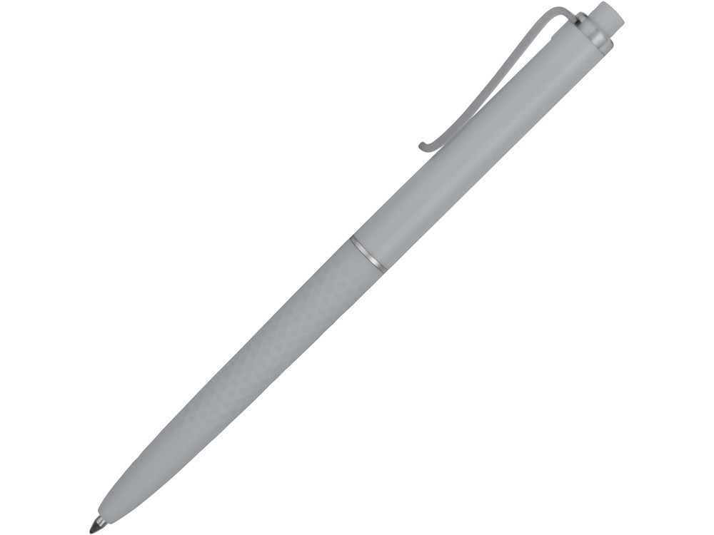 Ручка пластиковая soft-touch шариковая Plane, серый - фото 3 - id-p89974258