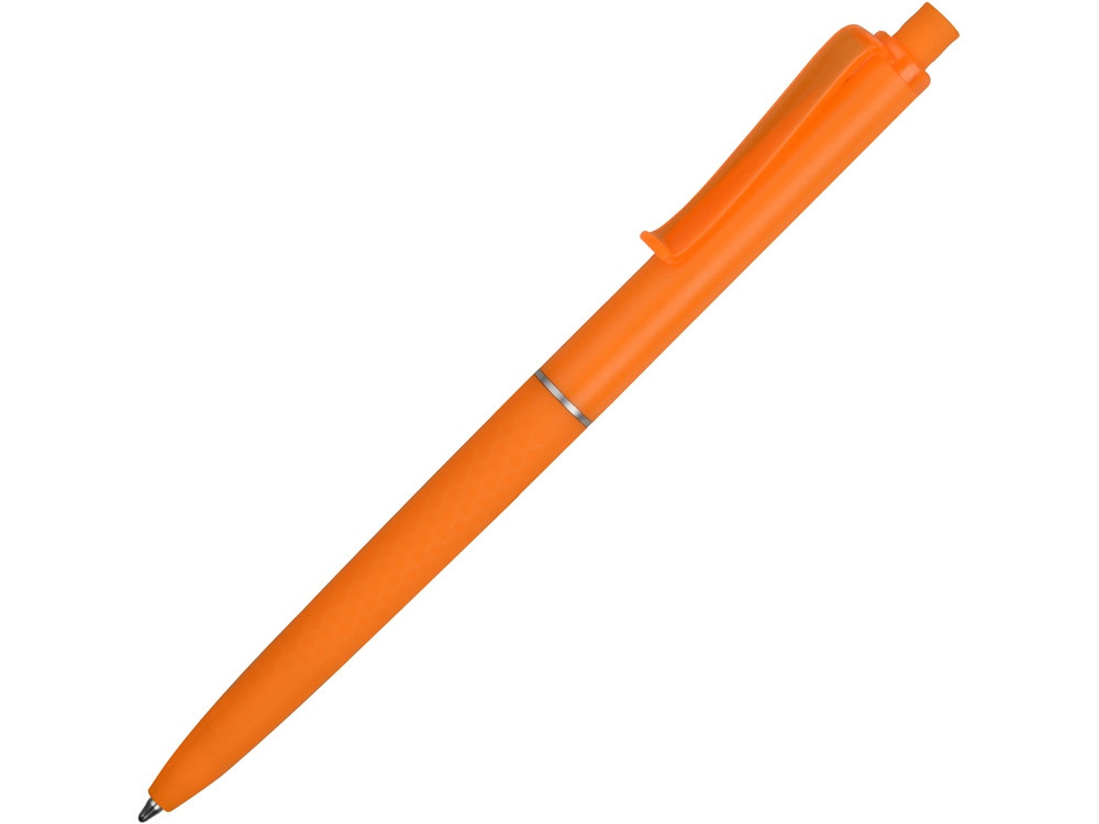 Ручка пластиковая soft-touch шариковая Plane, оранжевый - фото 1 - id-p89974260