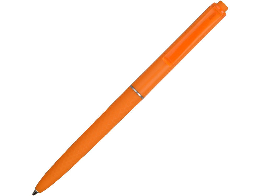 Ручка пластиковая soft-touch шариковая Plane, оранжевый - фото 2 - id-p89974260