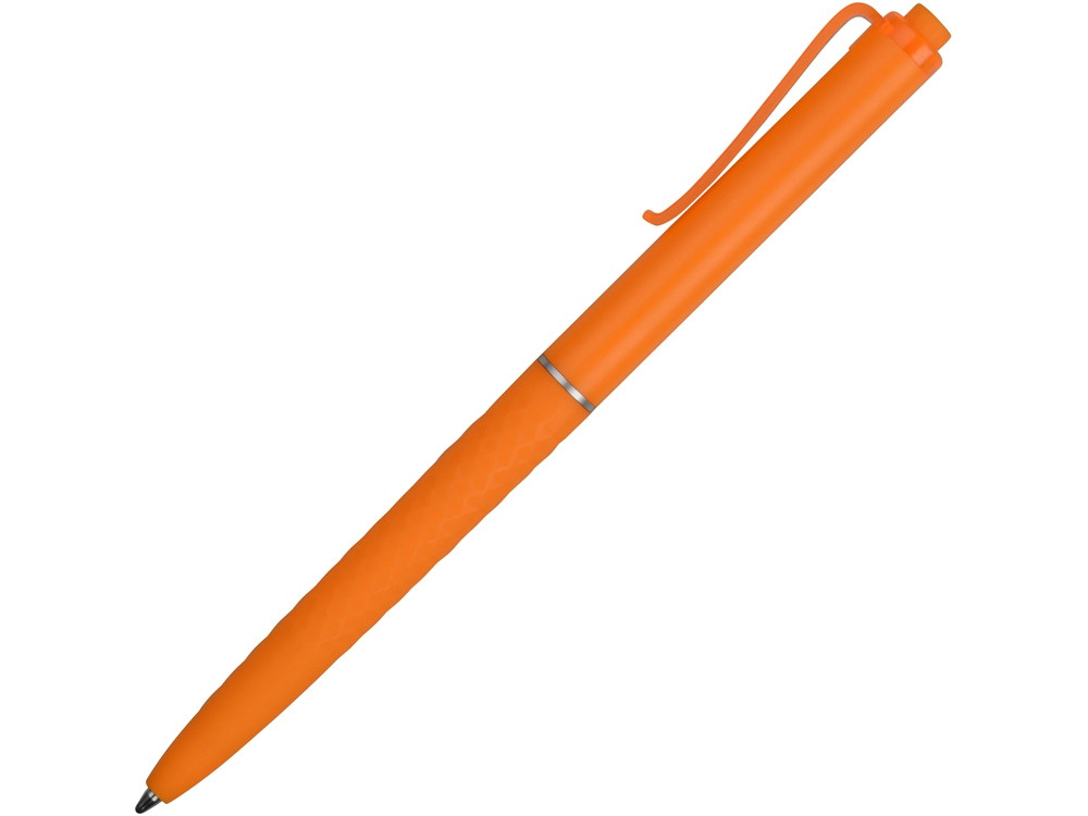 Ручка пластиковая soft-touch шариковая Plane, оранжевый - фото 3 - id-p89974260