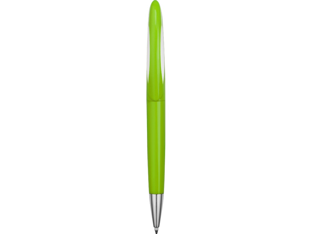 Ручка пластиковая шариковая Chink, зеленое яблоко/белый - фото 2 - id-p89974274