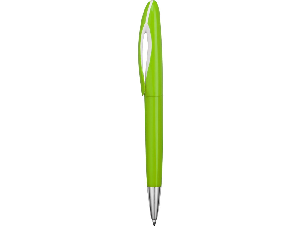Ручка пластиковая шариковая Chink, зеленое яблоко/белый - фото 3 - id-p89974274