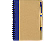 Подарочный набор Essentials с флешкой и блокнотом А5 с ручкой, синий, фото 5