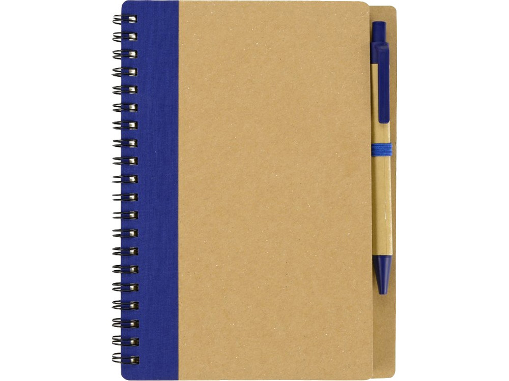 Подарочный набор Essentials с флешкой и блокнотом А5 с ручкой, синий - фото 9 - id-p89974580