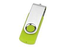 Подарочный набор Vision Pro Plus soft-touch с флешкой, ручкой и блокнотом А5, зеленый, фото 2