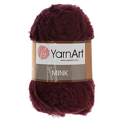 Yarnart Mink цвет 339 вишневый