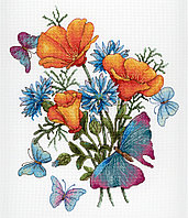 Набор для вышивания крестом «Ароматы любимых цветов».