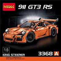 Конструктор Decool 3368А "Спорткар Porsche 911 GT3 RS" 2728 деталей