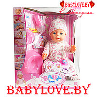 Кукла-пупс Baby love BL023K (аналог Baby Born)