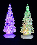 Новогоднее украшение "Ёлка" 14см., пластик., светодиод., фото 4