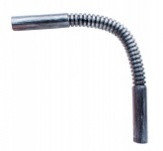 Угол соединительный гофрированный для трубы d-16 мм, Серебрянный век
