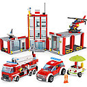 Детский конструктор Lepin CITIES арт. 02052 "Пожарная часть станция", аналог LEGO City (Лего Сити), фото 5