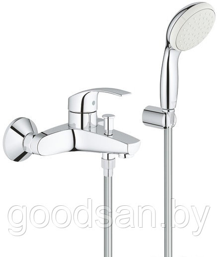 Смеситель для ванны и душа с душевым гарнитуром Grohe Eurosmart 3330220A